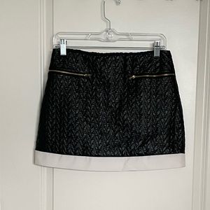 Black Skirt with white trim